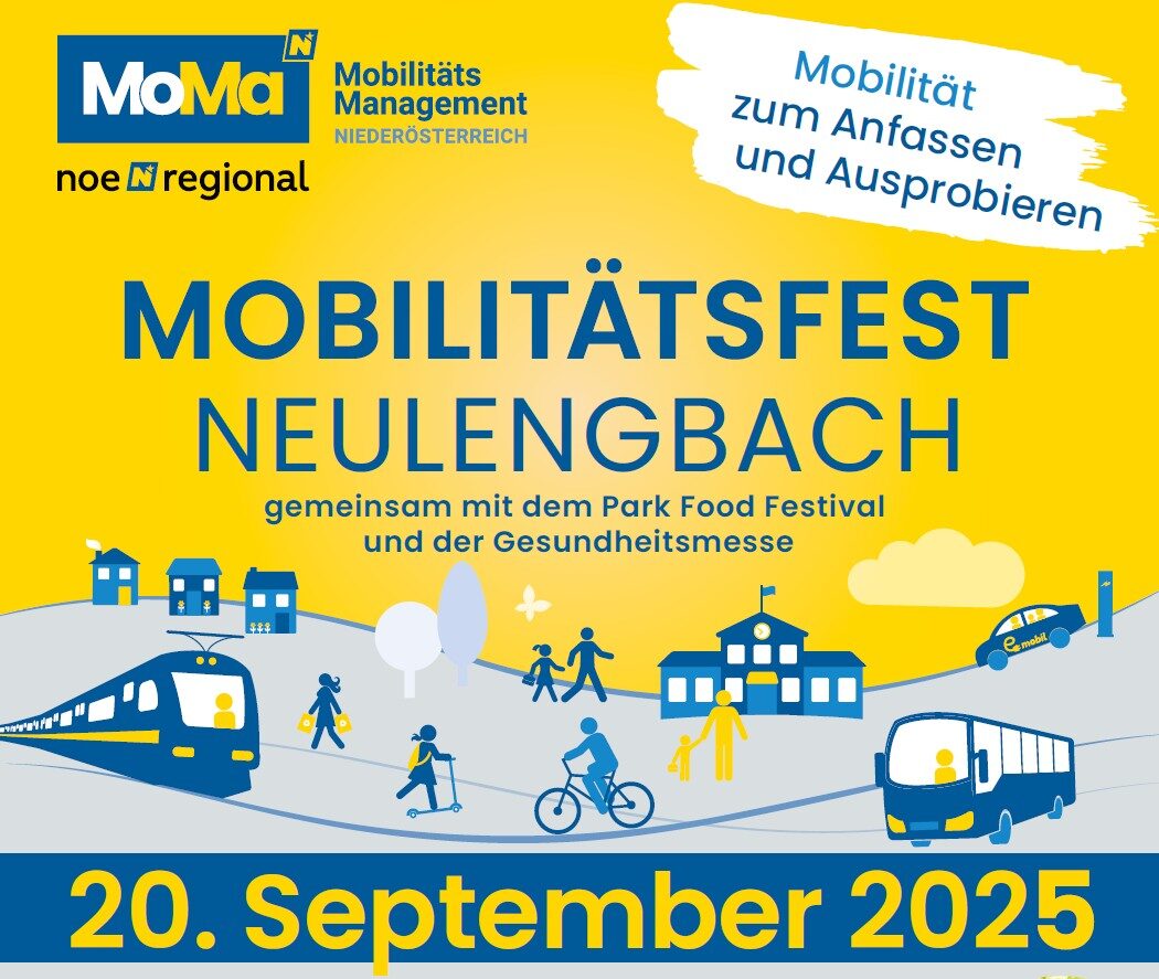 Ankündigung Mobilitätsfest Neulengbach am 20.September 2025