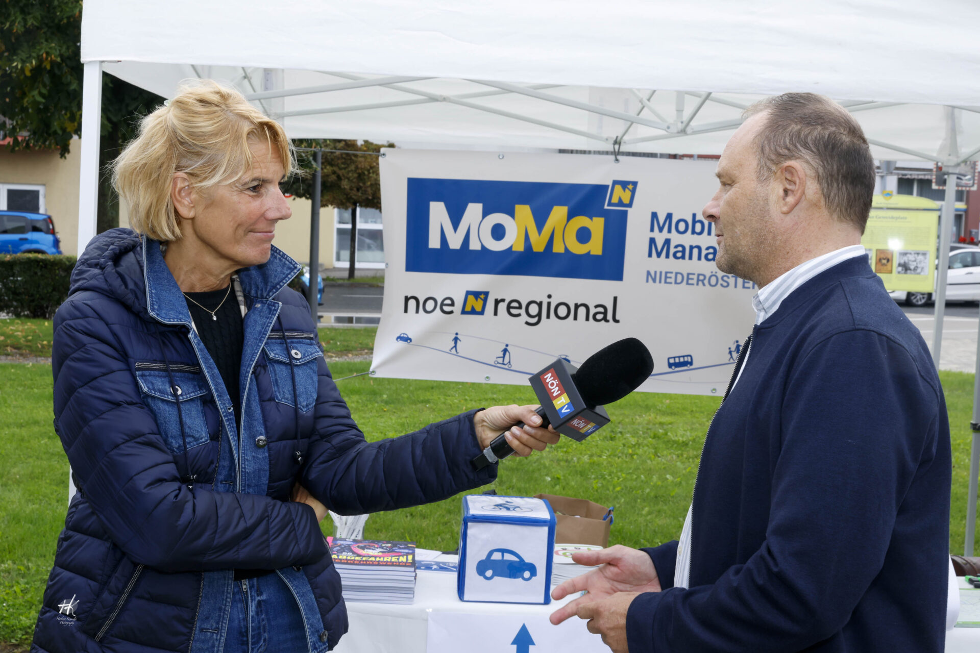 Bürgermeister Thomas Ram beim N1 TV Interview