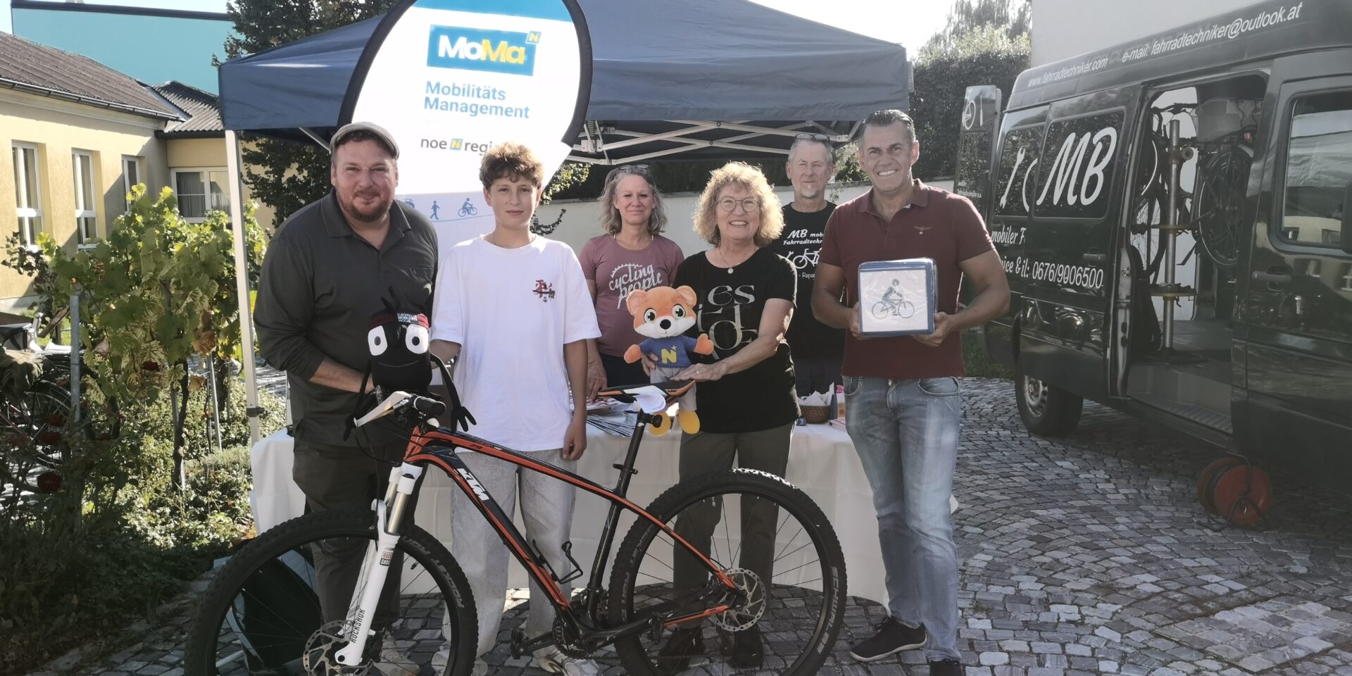 Radreparaturtag in Enzersfeld