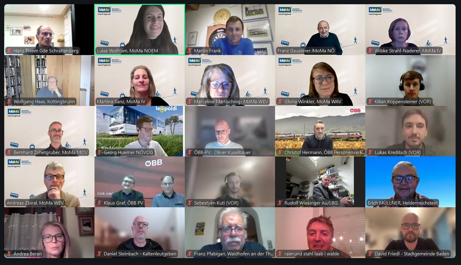 Referenten und Teilnehmer landesweite Fahrplaninfo 2025