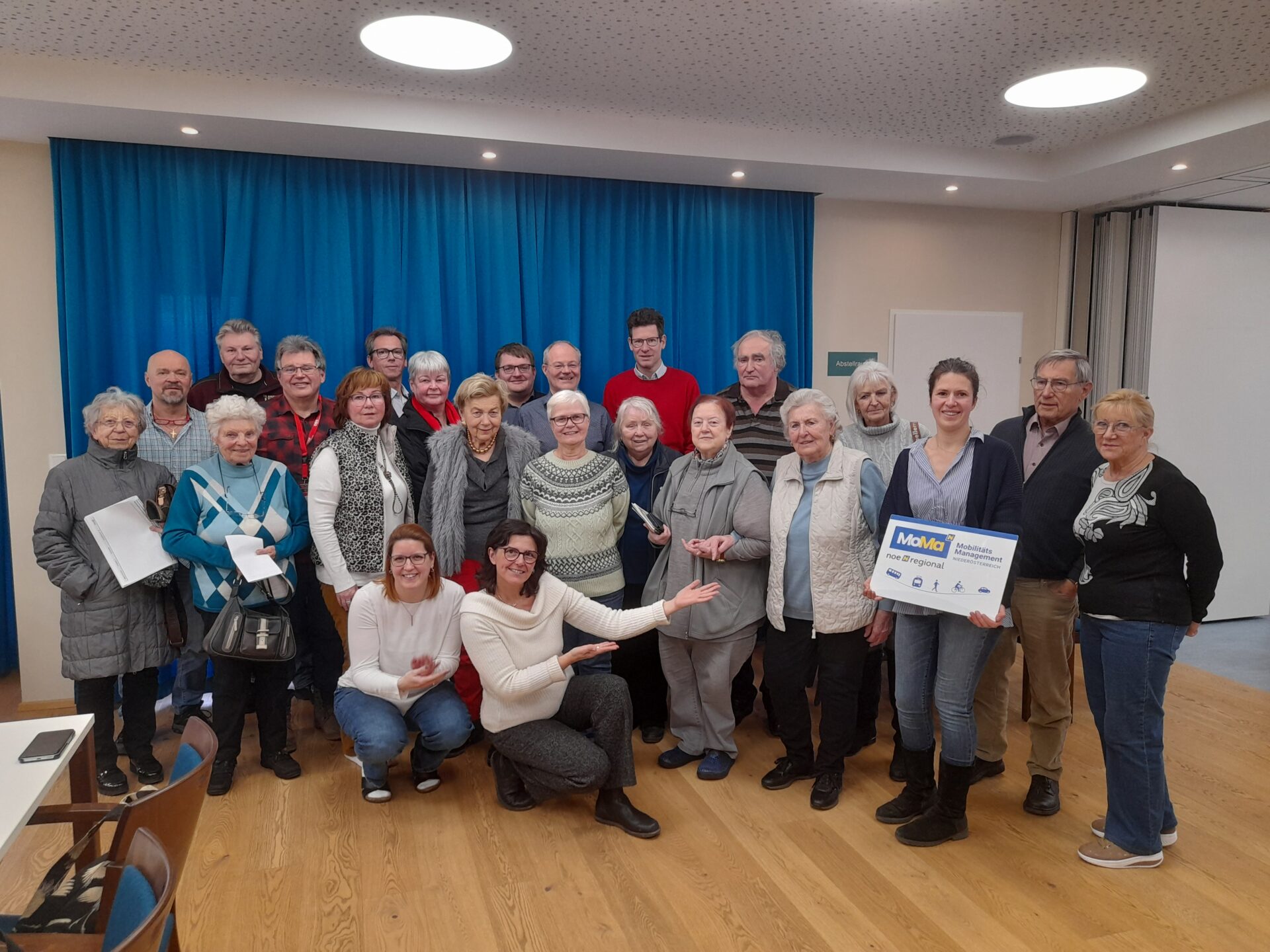 Gruppenfoto aller Teilnhmenden bei der ÖV-Schulung in Vösendorf
